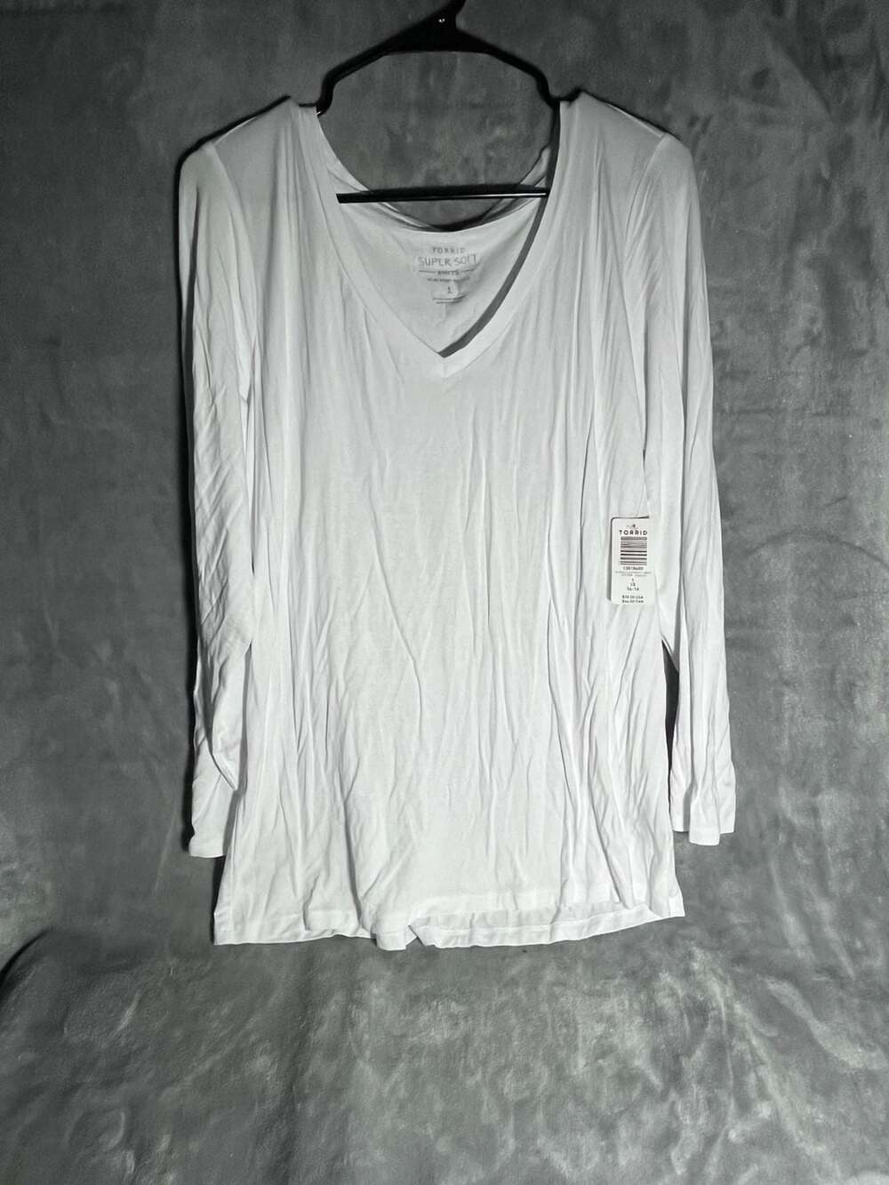 Torrid Girlfriend V-Neck Supersoft Long Sleeve Tee